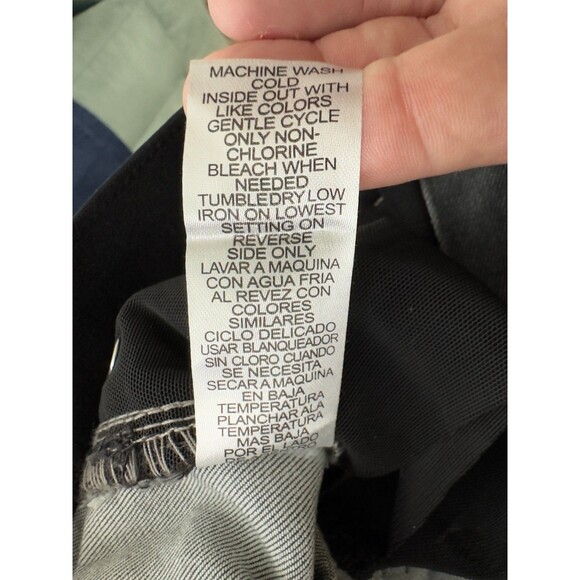 Democracy "Ab"solution Scalloped Hem Crop Jean GRAY SIZE PETITE 12 812-991 - Picture 7 of 7